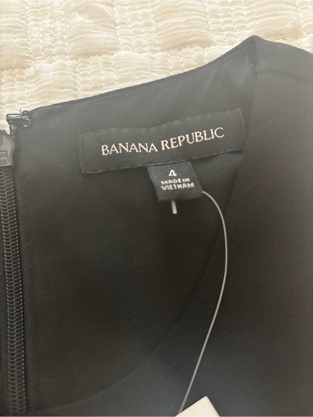Banana Republic Black Sheath Dress with Zipper Detail